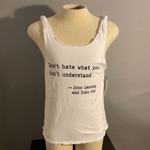 Lyric Culture Drape Neckline Tank Top (Unisex)